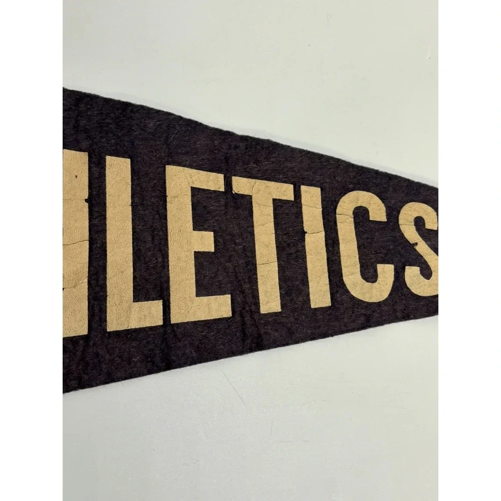 Philadelphia Athletics Baseball Pennant Felt MLB‎ Baseball Antique Flag Supple